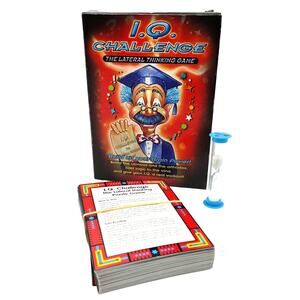 IQ Challenge The Lateral Thinking Card Game Lagoon Build Your Brain Power 2001
